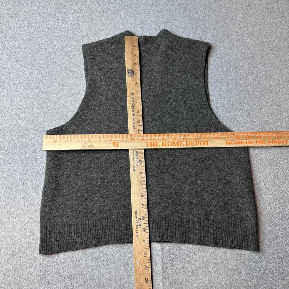 Vintage Jersild Sweater Vest Mens M Australian Lambswool Gray V-Neck Knit USA